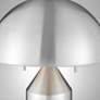 Lite Source Ranae Brushed Nickel Modern Mushroom Table Lamp
