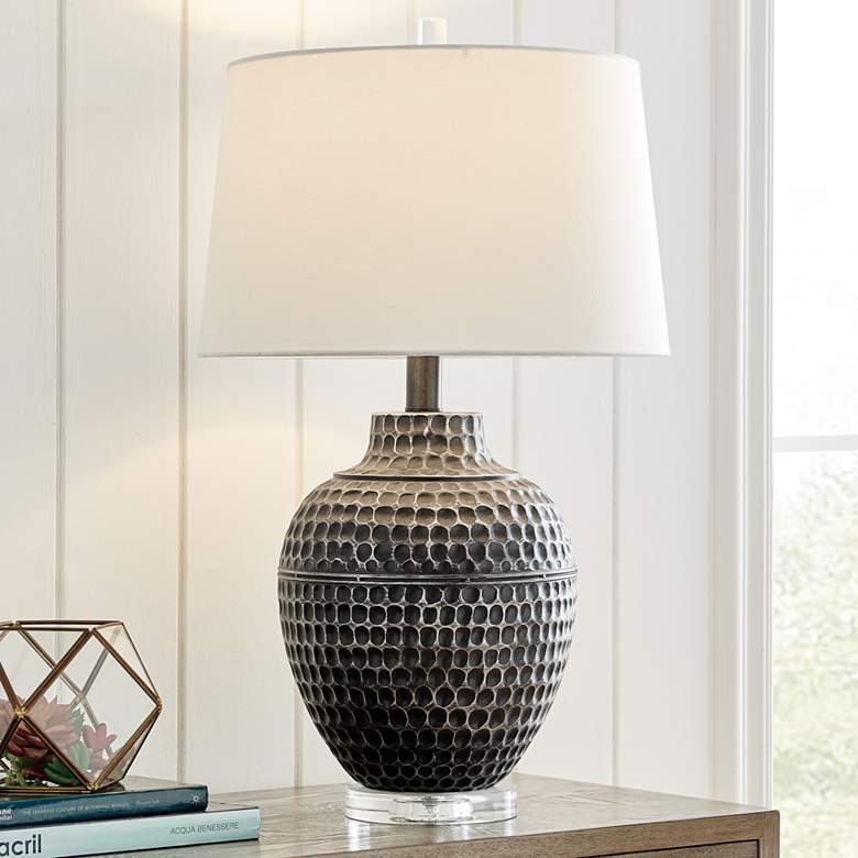 Image 1 Lite Source Rayvon 28" Dark Brown Jug Table Lamp