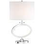 Lite Source Renia II 29" High Chrome LED Table Lamp with Night Light