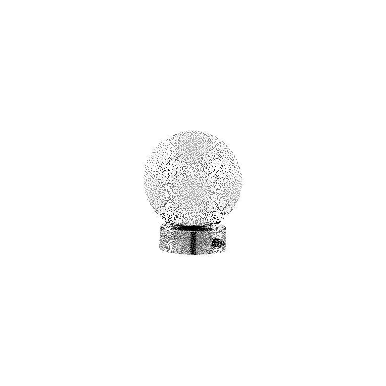 Image 2 Lite Source Reon 8 1/2" High Brushed Gold Globe Accent Lamp