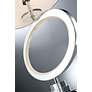 2_Lite Source Ring 29" High Chrome Oval LED Night Light Table Lamp more views