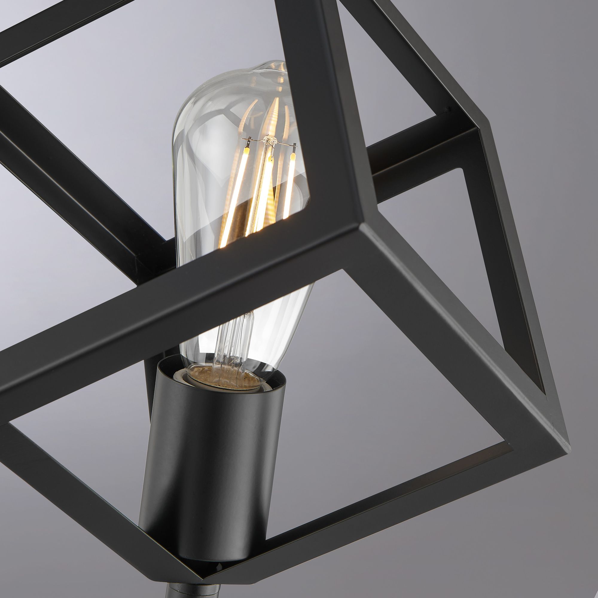 Image 3 Lite Source Roberson 32 1/2" High Modern Black Cubes Table Lamp more views