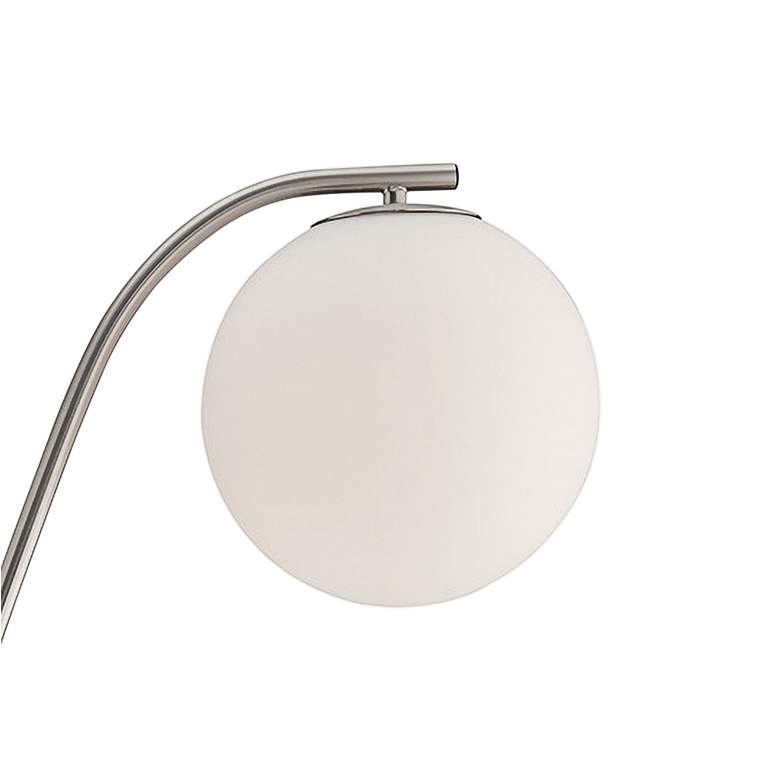 Image 3 Lite Source Roden 61 1/2" Brushed Nickel and Frost Glass Floor Lamp more views