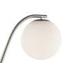 5_Lite Source Roden 61 1/2" Brushed Nickel and Frost Glass Floor Lamp more views