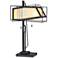Lite Source Rodney 26 1/4" Antique Black Tiffany-Style Glass Lamp