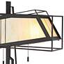 Lite Source Rodney Antique Black Tiffany-Style Glass Table Lamp