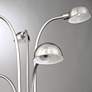 3_Lite Source Rowley 60" Brushed Nickel Metal 5-Light Modern Floor Lamp more views