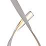 Thumbnail3 of Lite Source Royce 15 1/2" Brushed Nickel Ribbon LED Modern Accent Lamp more views