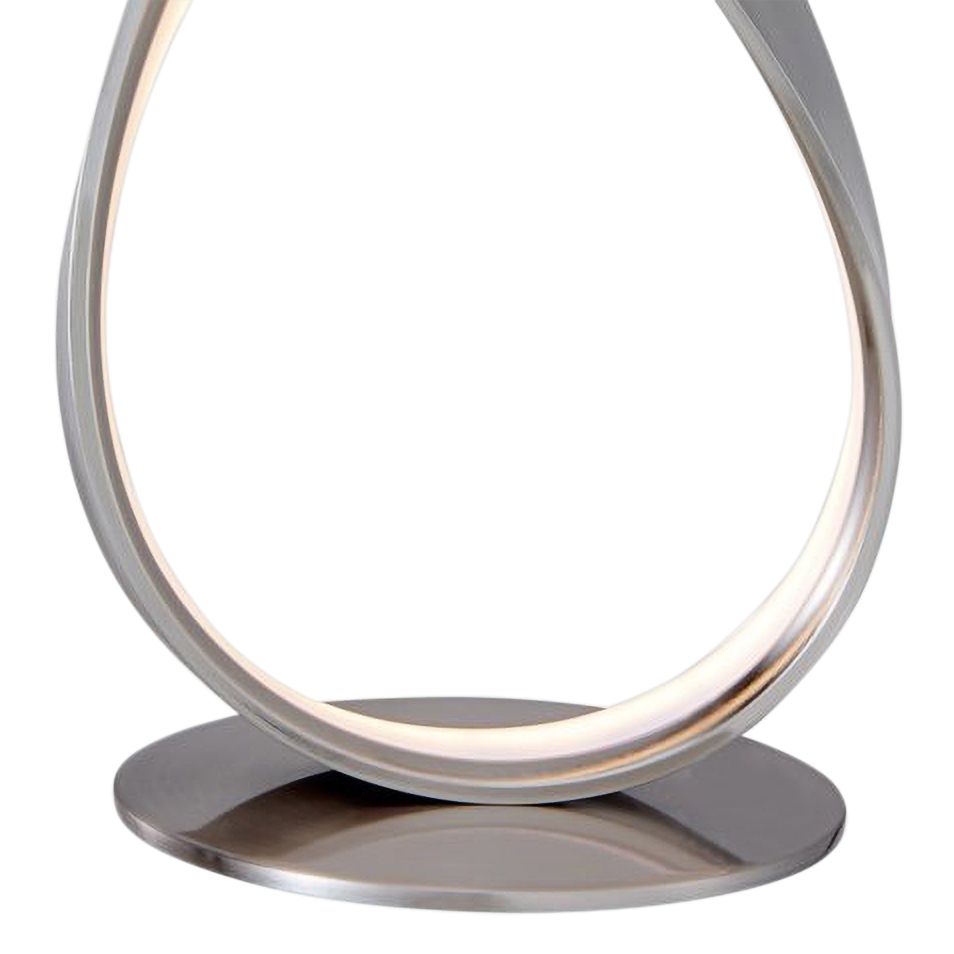 Image 4 Lite Source Royce 16 1/2" Brushed Nickel Ribbon LED Modern Accent Lamp more views