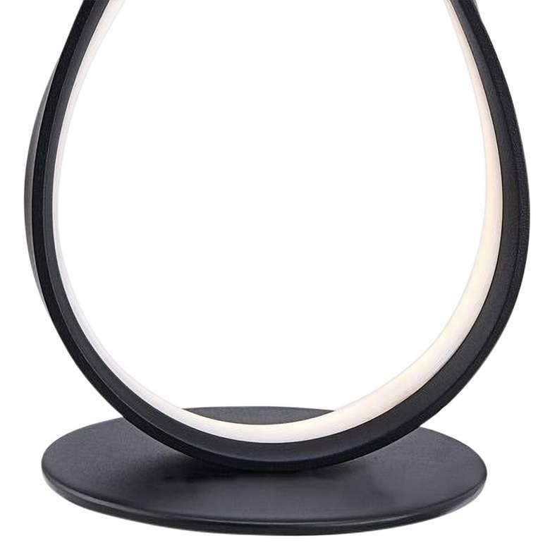 Image 4 Lite Source Royce 16 1/2" High Black Finish LED Accent Table Lamp more views