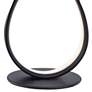 Lite Source Royce 16 1/2" High Black Finish LED Accent Table Lamp