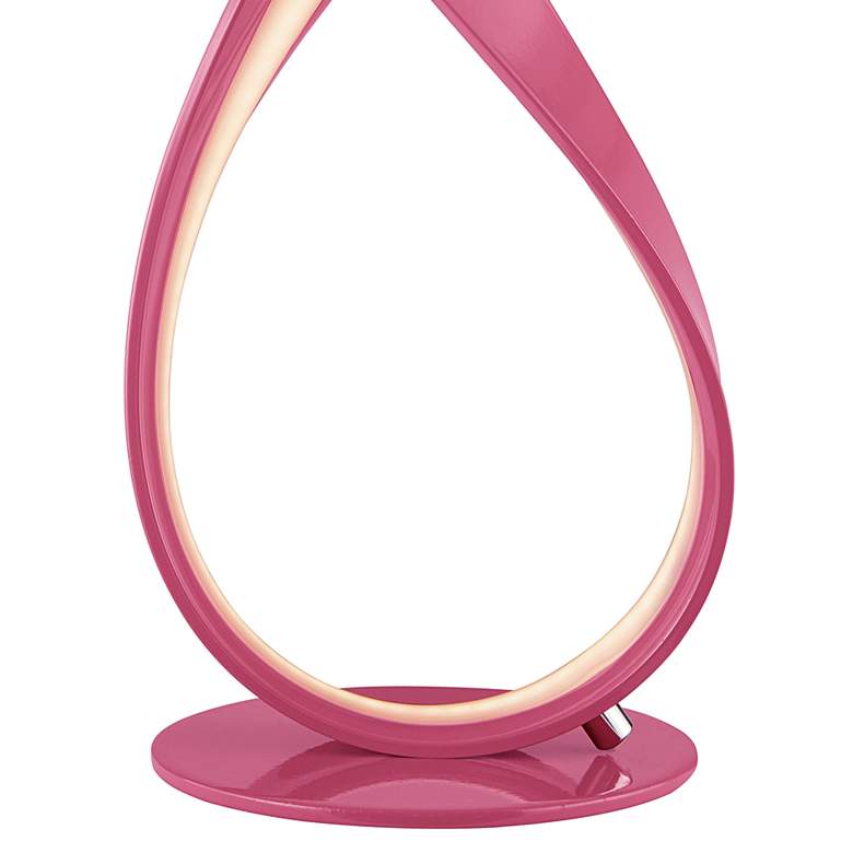 Image 4 Lite Source Royce 16 1/2" High Pink Metal LED Accent Table Lamp more views