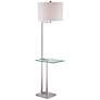 Thumbnail3 of Lite Source Rudko 63" Steel Modern Floor Lamp with Glass Tray Table