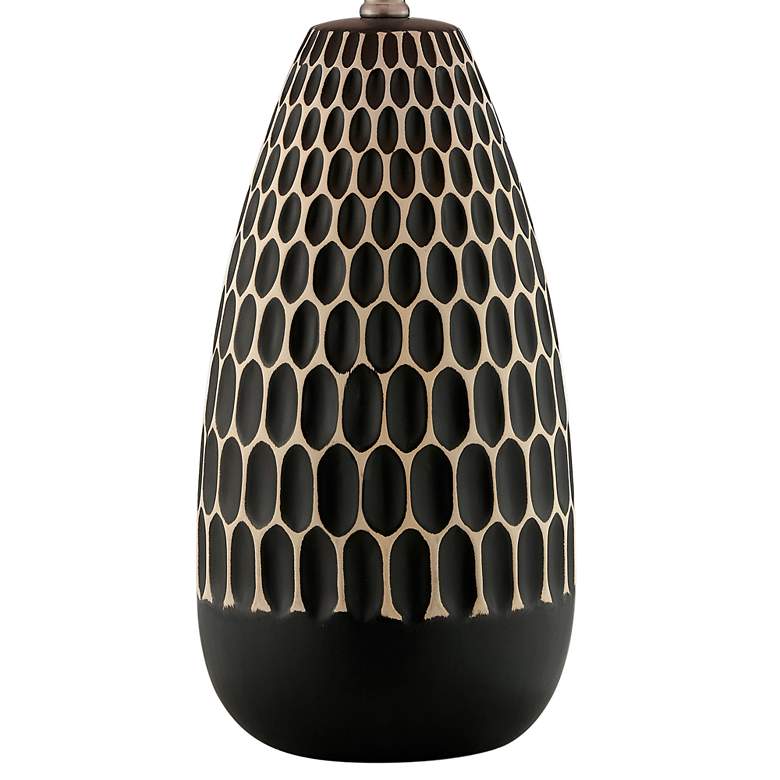 Image 4 Lite Source Rupali 29" High Black Ceramic Table Lamp more views