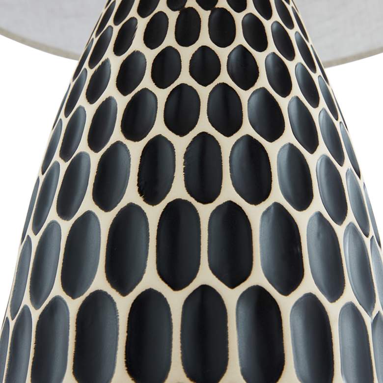 Image 5 Lite Source Rupali 29" High Black Ceramic Table Lamp more views