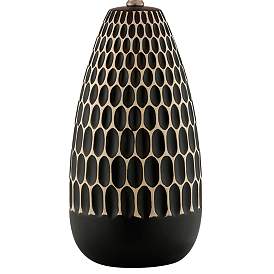 Image4 of Lite Source Rupali Black Ceramic Table Lamp more views