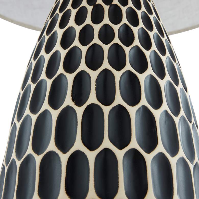 Lite Source Rupali Black Ceramic Table Lamp more views