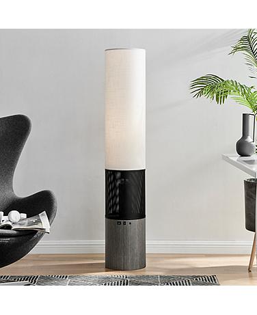Lite Source Sahirah 58 1/4" LED USB Floor Lamp with Wireless Speaker
