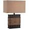 Lite Source Sailor Dark Natural Rope Accent Table Lamp