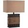 Lite Source Sailor Dark Natural Rope Accent Table Lamp