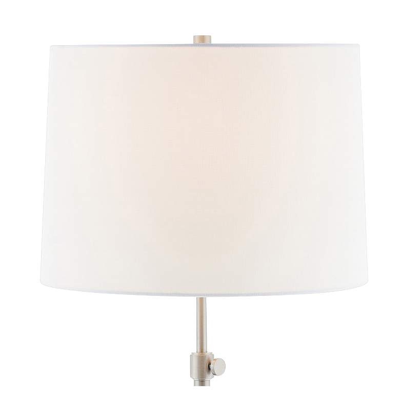 Image 3 Lite Source Sandoval 3-piece Brushed Nickel Lamp Set Adjustable Height more views