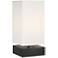 Lite Source Serina Charcoal Wood Accent Table Lamp