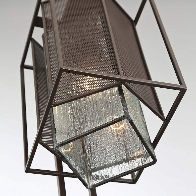 Image 3 Lite Source Silveny Matte Black and Glass Floor Lamp more views