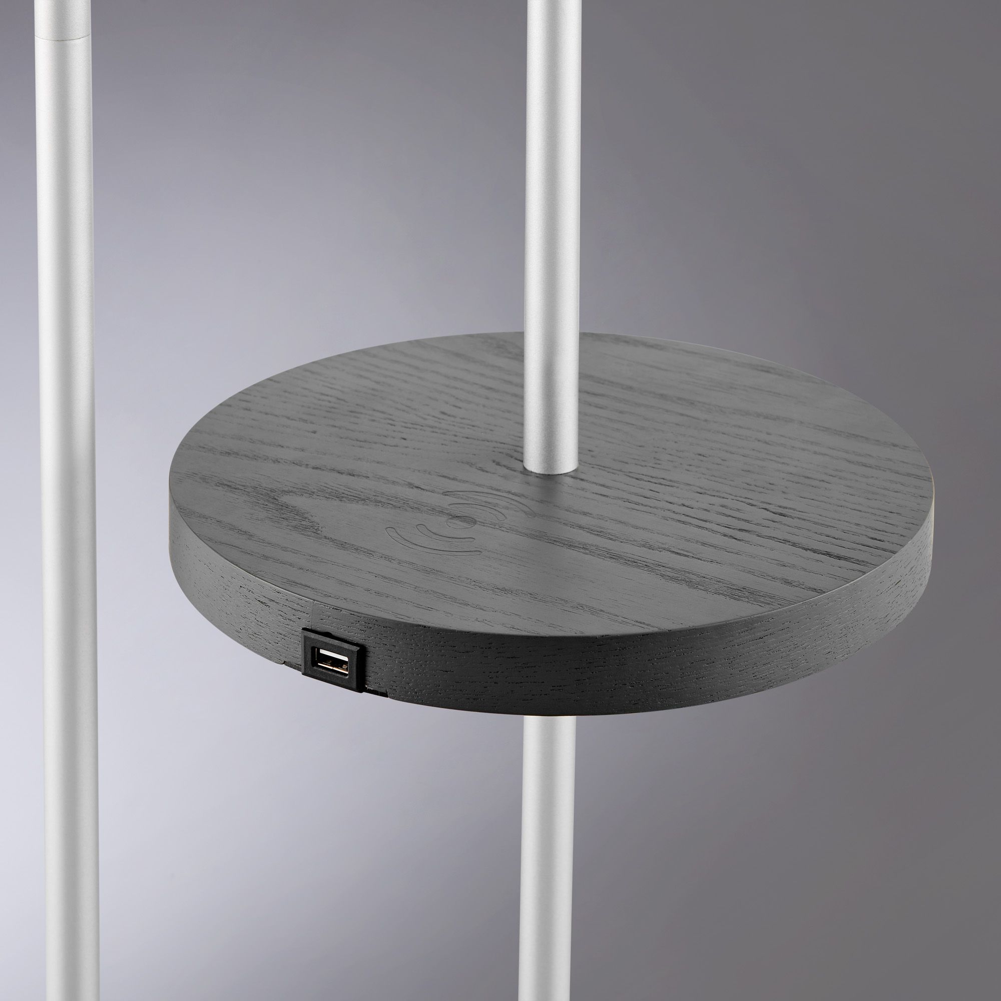 Image 3 Lite Source Silver Wonda Floor Lamp more views