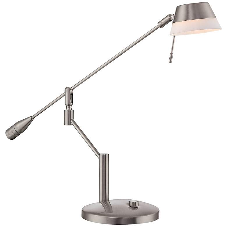 Image 1 Lite Source Sofronia Polished Steel Desk Lamp