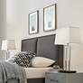 1_Lite Source Sonnagh 29" Brushed Nickel USB Table Lamps Set of 2