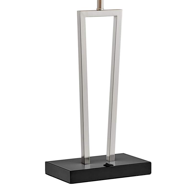 Image 4 Lite Source Sonnagh 29" Brushed Nickel USB Table Lamps Set of 2 more views
