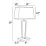 7_Lite Source Sonnagh 29" Brushed Nickel USB Table Lamps Set of 2 more views