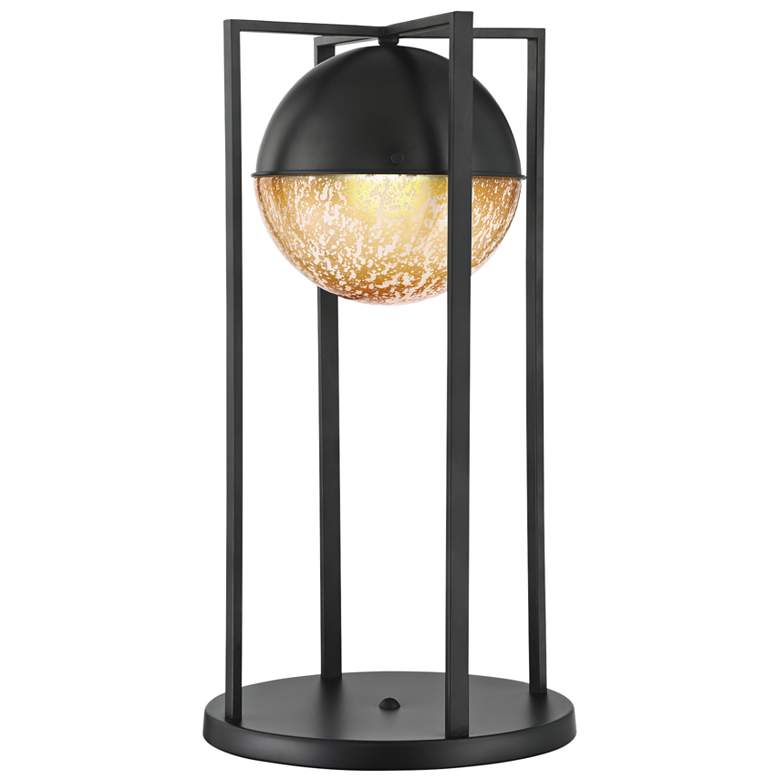 Image 1 Lite Source Sophiline 26 inch Rustic Modern Matte Black Metal Desk Lamp