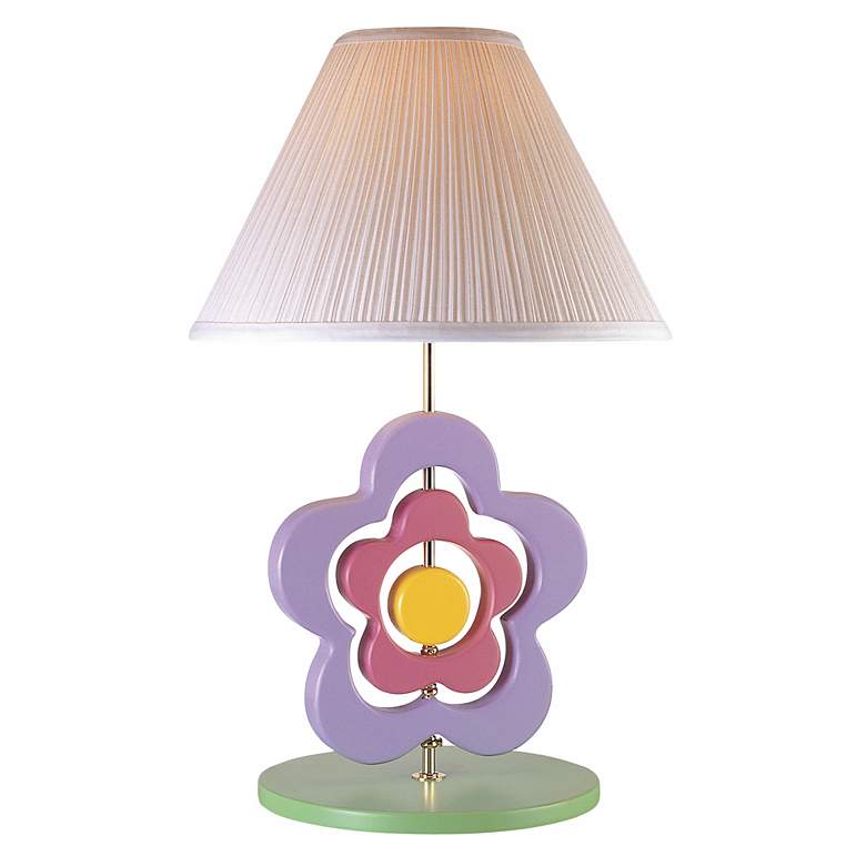 Image 1 Lite Source Spinning Flower Table Lamp