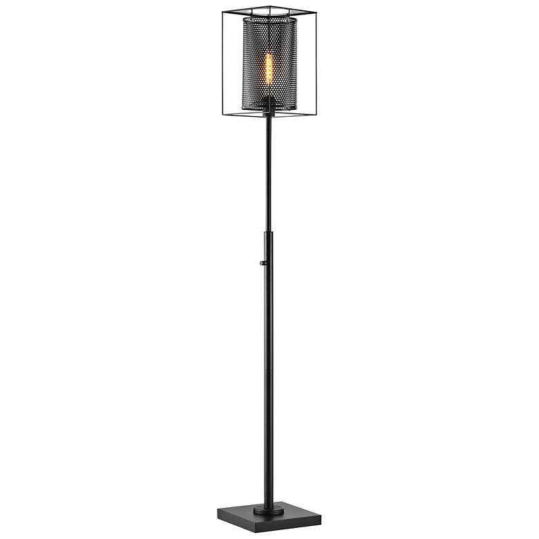 Image 2 Lite Source Stein 66 1/2" Black Finish Modern Industrial Floor Lamp
