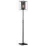 2_Lite Source Stein 66 1/2" Black Finish Modern Industrial Floor Lamp