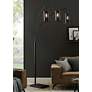 1_Lite Source Stein Black 3-Light Arc Floor Lamp