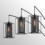 4_Lite Source Stein Black 3-Light Arc Floor Lamp more views