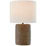 2_Lite Source Sujay 28 3/4" Brown Concrete LED Outdoor Table Lamp
