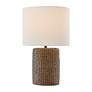 3_Lite Source Sujay 28 3/4" Brown Concrete LED Outdoor Table Lamp more views