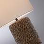 4_Lite Source Sujay 28 3/4" Brown Concrete LED Outdoor Table Lamp more views