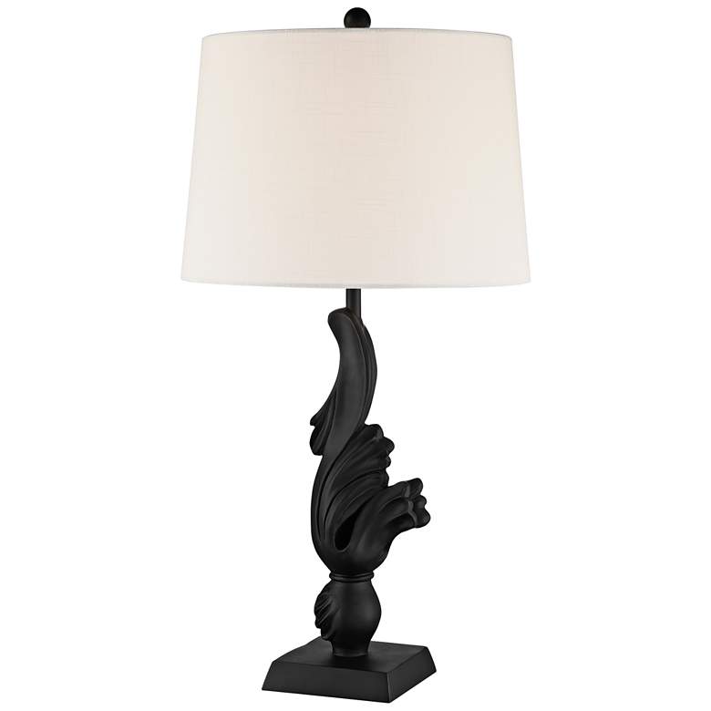 Image 1 Lite Source Svolta Black Table Lamp