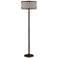 Lite Source Tacey Dark Bronze 2-Light Metal Floor Lamp