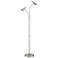 Lite Source Talbot 2-Light Steel Cone Halogen Floor Lamp