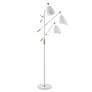 Lite Source Tanko 68" 3-Light White Mid-Century Modern Floor Lamp