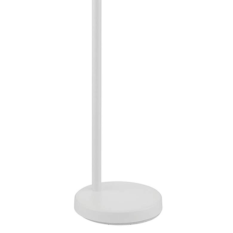 Image 4 Lite Source Tanko 82" White and Brass 3-Light Arc Floor Lamp more views
