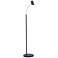 Lite Source Thea 51 1/4" High Black Finish Modern Floor Lamp