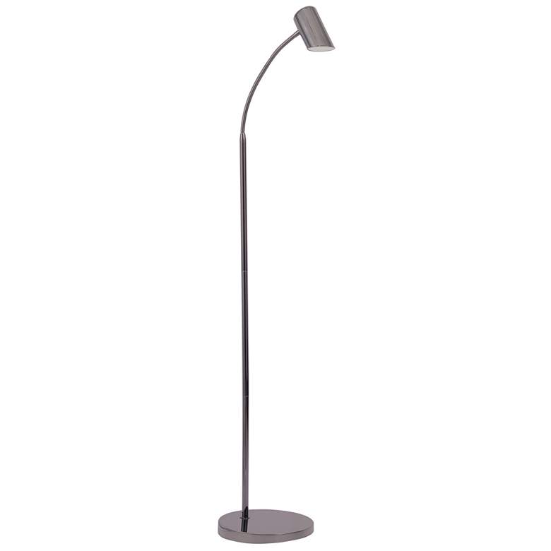 Image 1 Lite Source Thea 51 1/4" High Gunmetal Finish Modern Floor Lamp