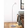 1_Lite Source Thea 51 1/4" High Silver Finish Modern Floor Lamp
