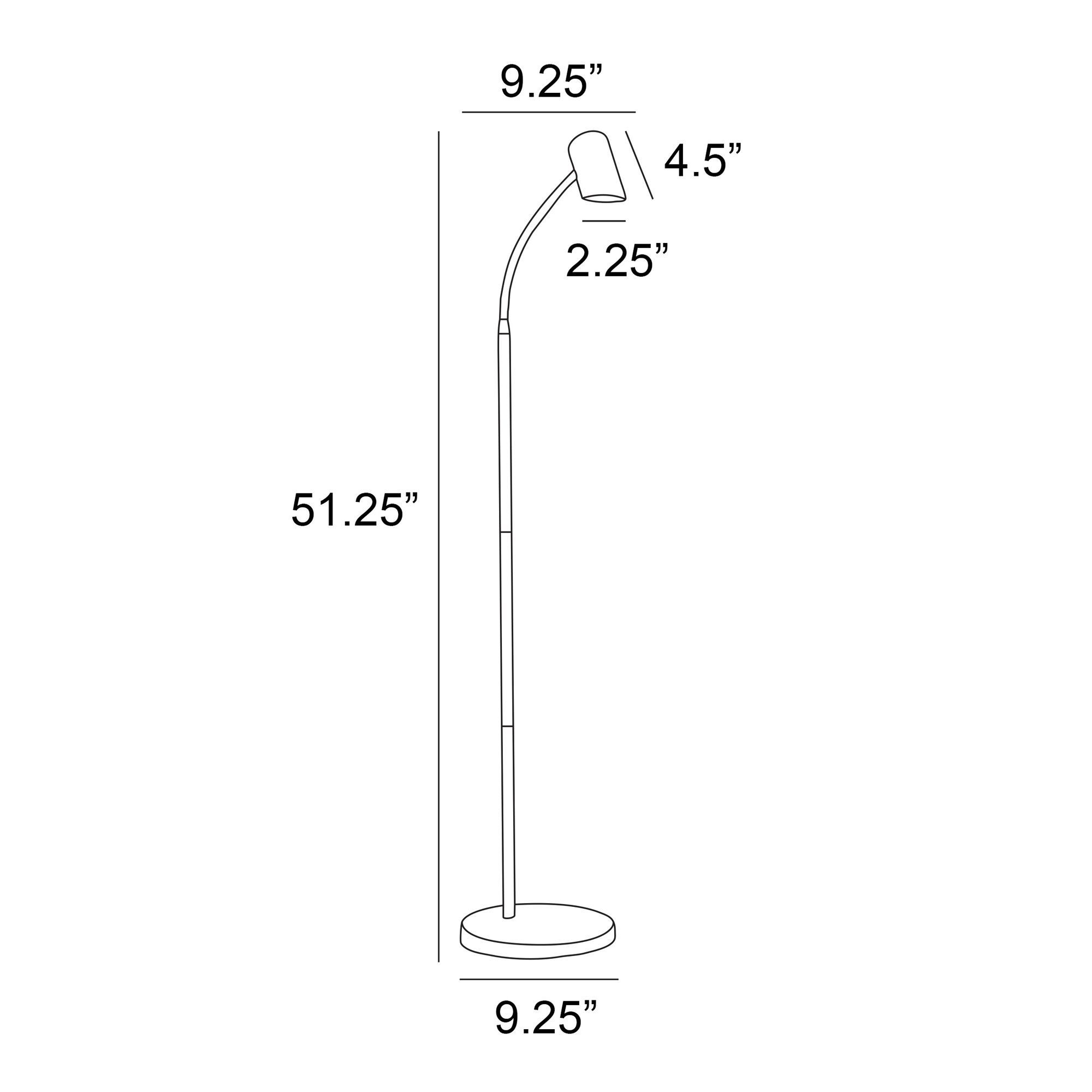 Image 4 Lite Source Thea 51 1/4" High Silver Finish Modern Floor Lamp more views